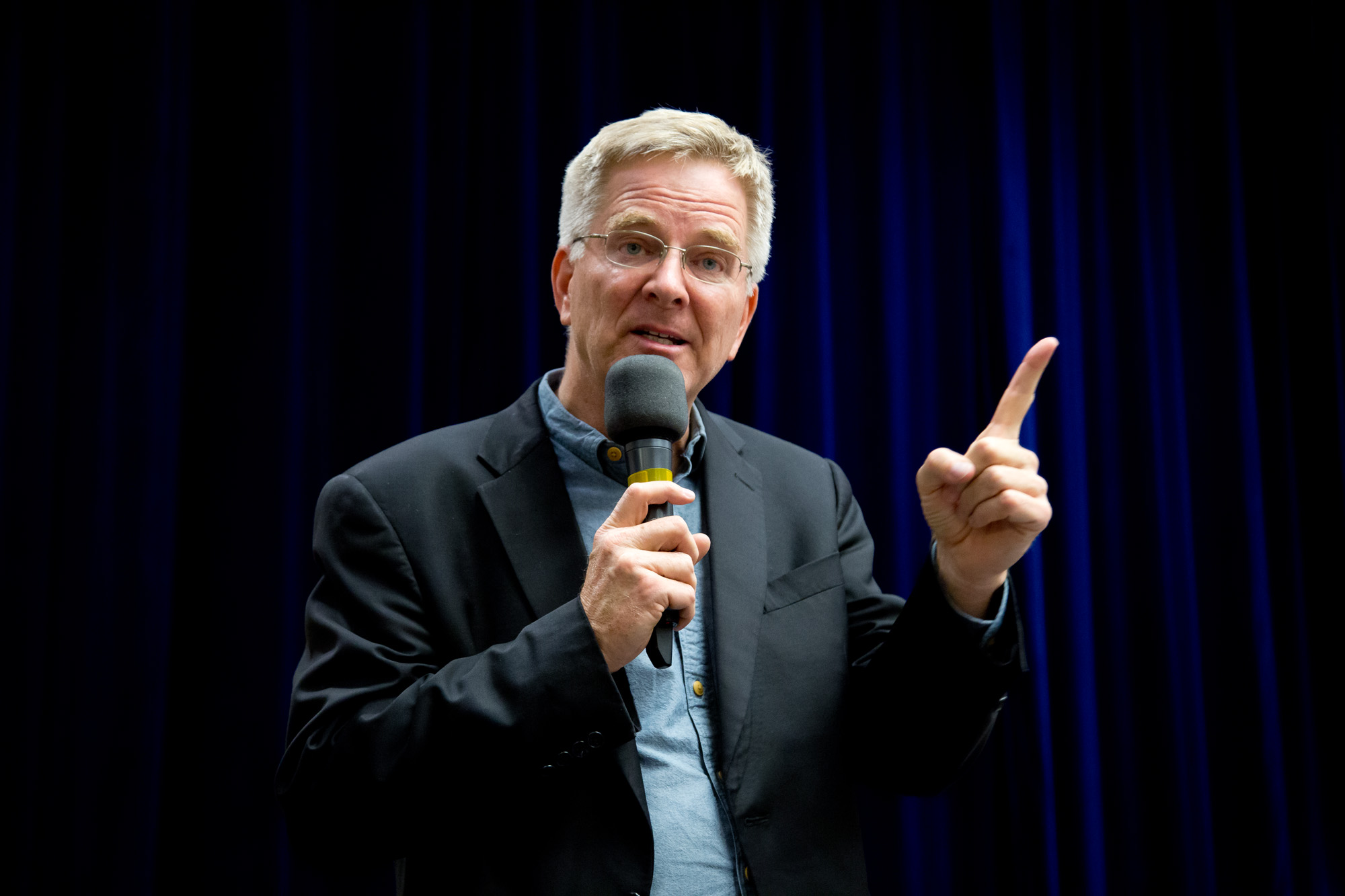 Rick Steves at CGH lecture