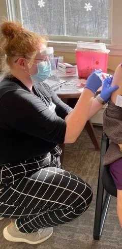 Vaccine administered