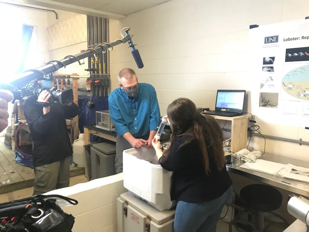 Markus Frederich in his lab