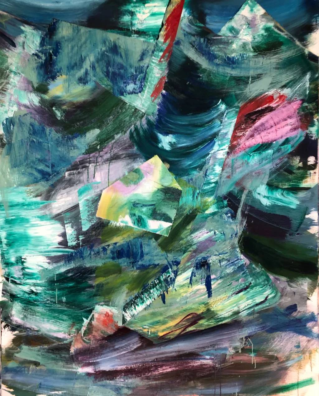 An abstract painting by James Graham