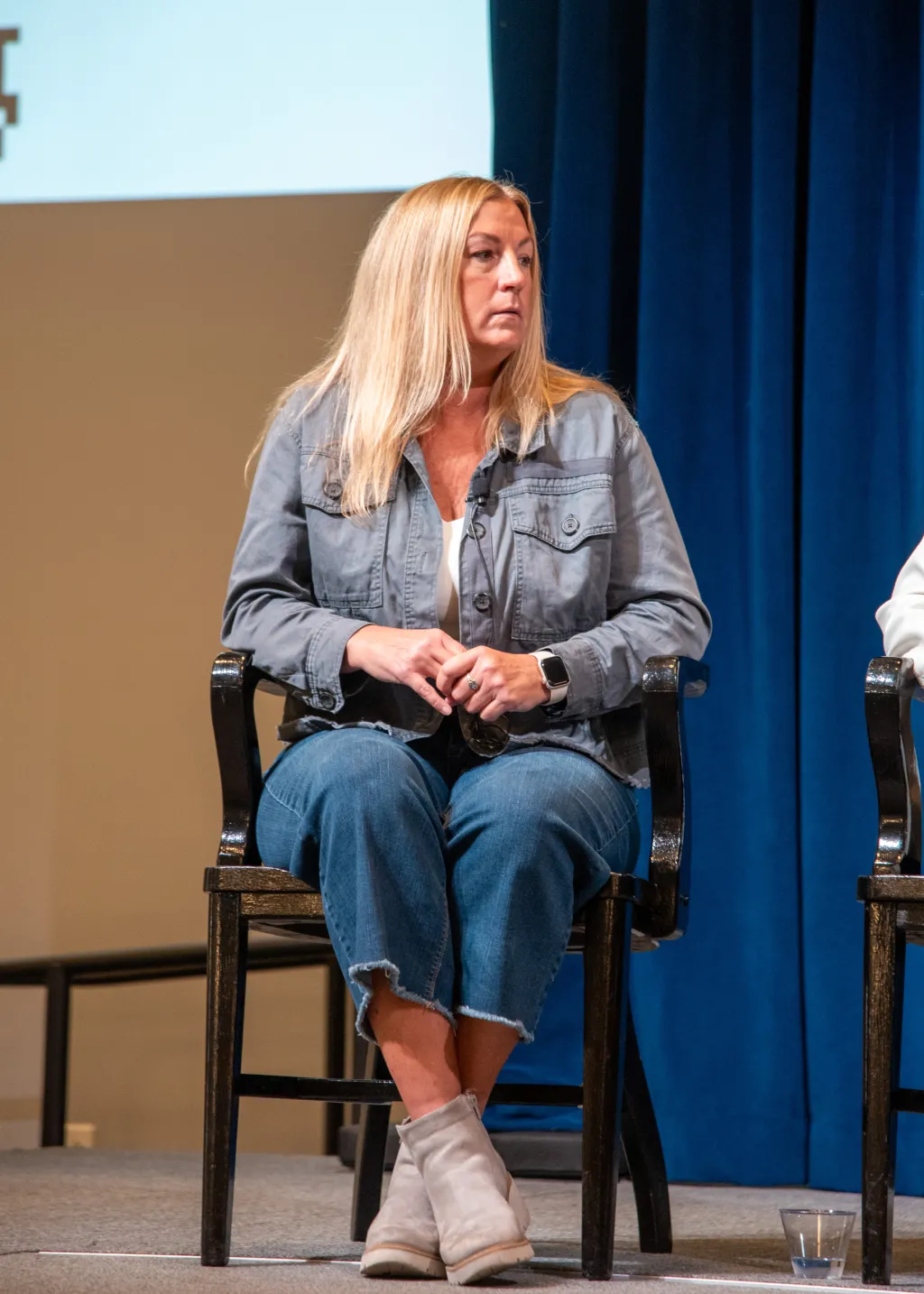 Nicole DiSanto, Cuyahoga County Investigator speaks during the panel 