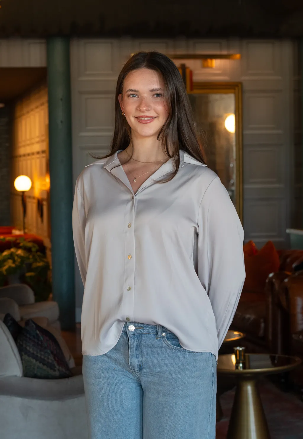 Portrait of Lily Hagen at the Lincoln Hotel 