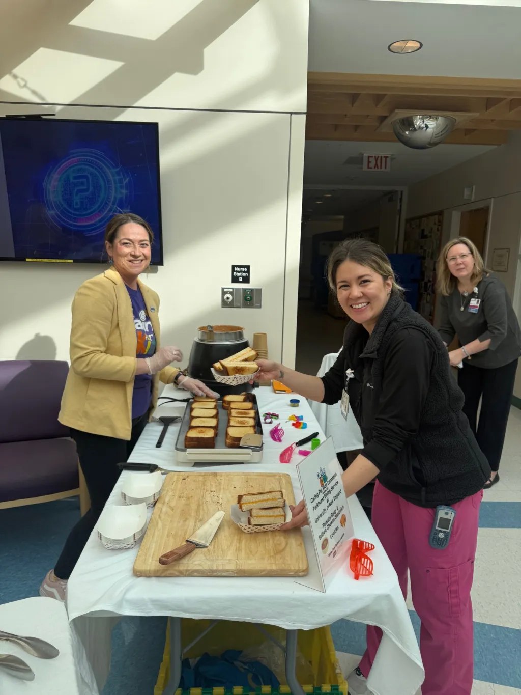 UNE’s Parkhurst Dining staff supports Barbara Bush Children’s Hospital with donation of nearly $12,000
