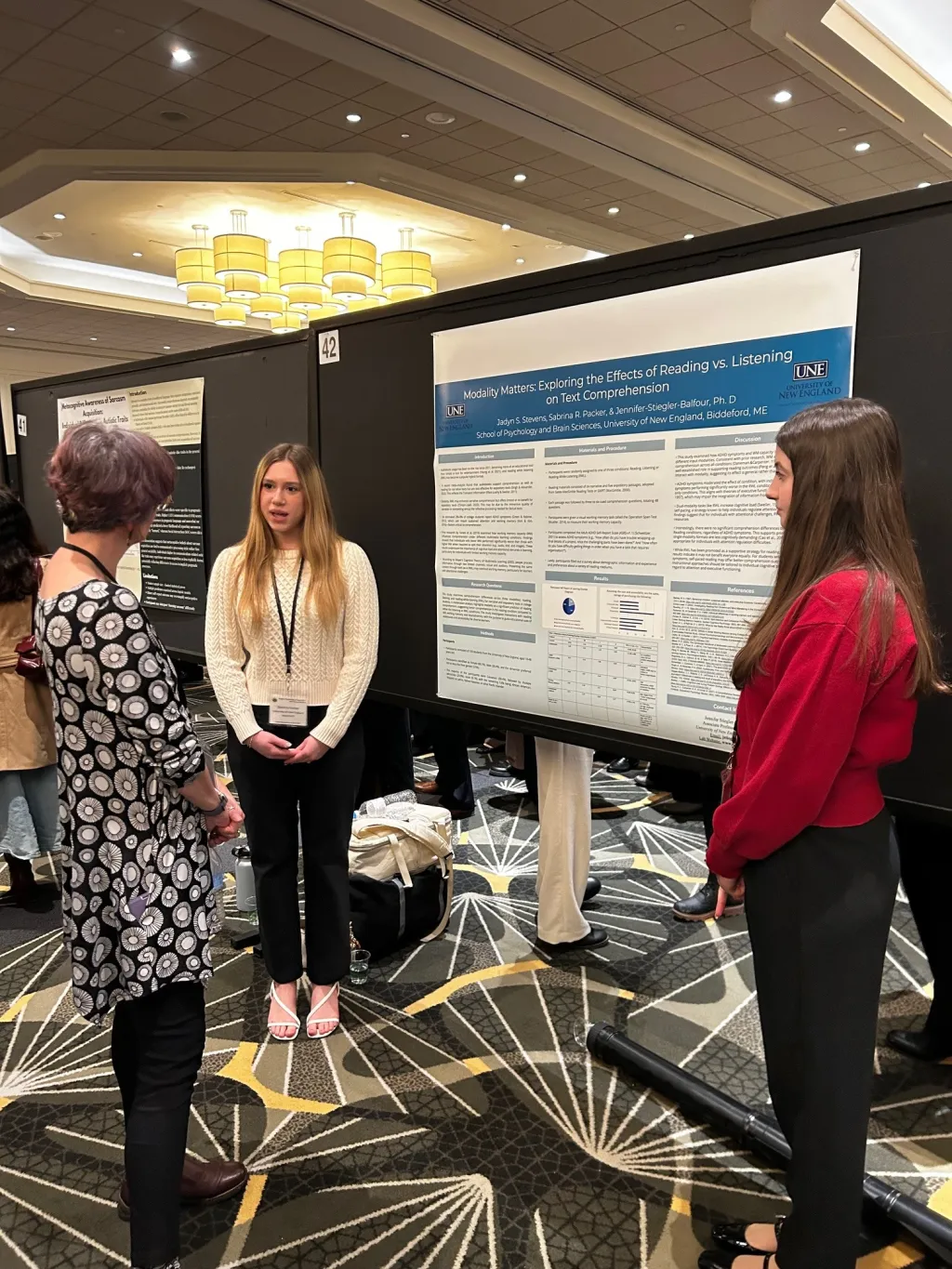 UNE Students and Faculty Present Two Research Studies at the 97th Annual Eastern Psychological Association Conference in Boston 