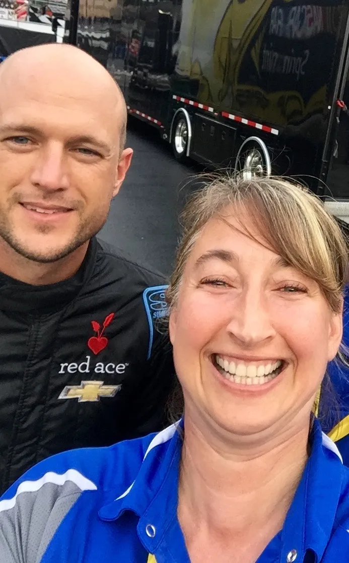 Lara Carlson and NASCAR driver Josh Wise