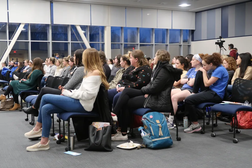 More than 150 students representing several UNE programs attended the Interprofessional Education Collaborative event