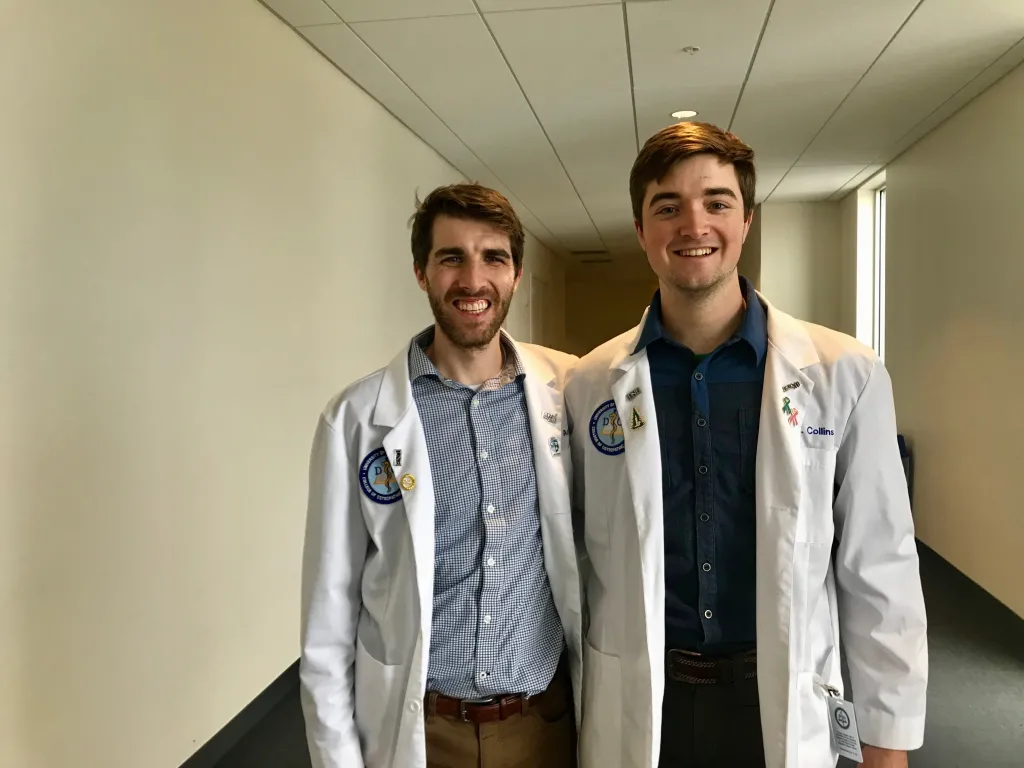 COM students Brett Armstrong and Ethan Collins