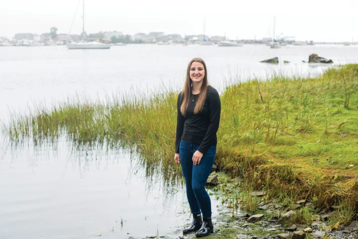 Davis scholar and U N E student Rachel Colby