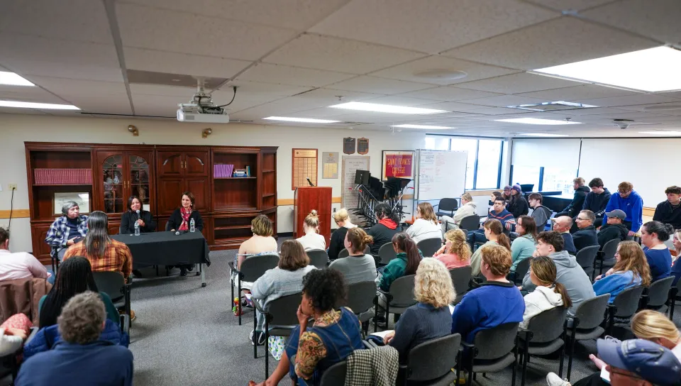 Indigenous thought leaders discuss how to elevate Wabanaki history in annual Donna M. Loring Lecture at UNE on Oct. 28