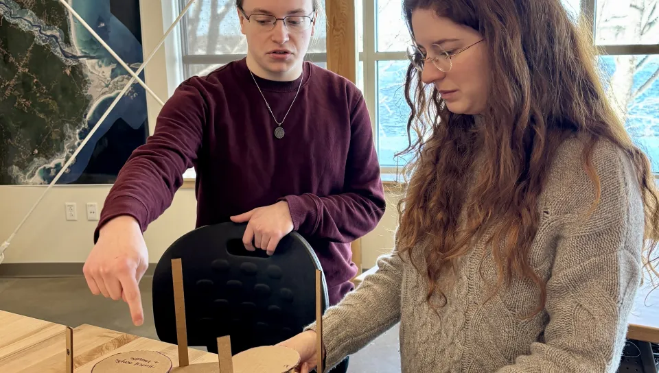 UNE students use innovation to enhance enclosures for happy eels