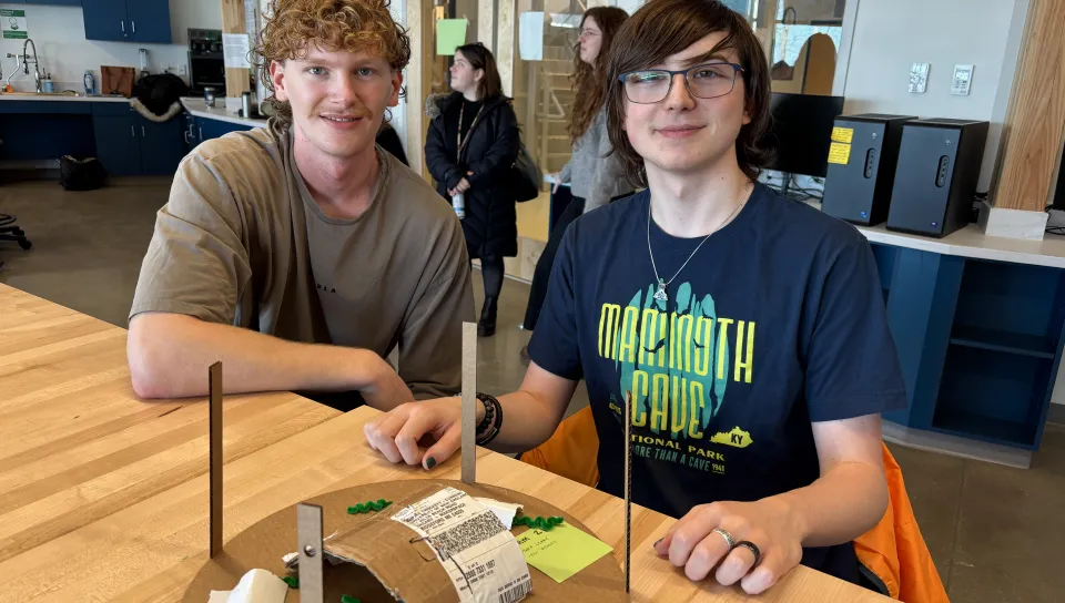 UNE students use innovation to enhance enclosures for happy eels