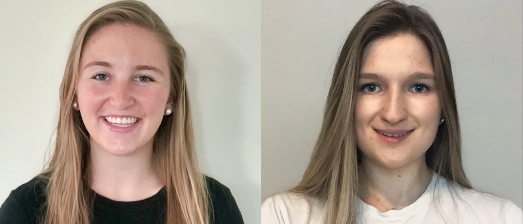 Head shot photos of Katie Santanello and Stacy Terentieva