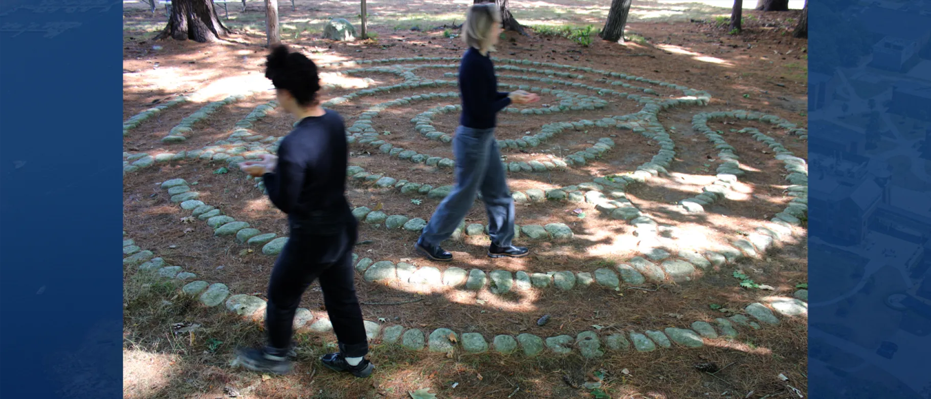 Artists to activate 14-Year-Old campus labyrinth in exhibit’s closing performance 