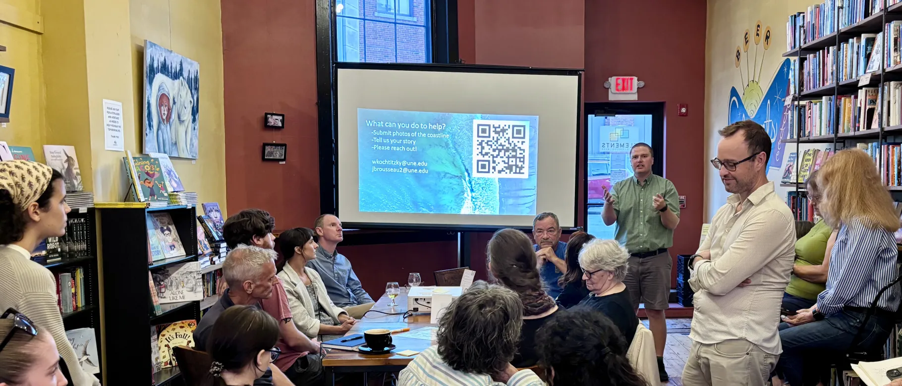 UNE’S second public Science Cafe draws a packed house at Elements  