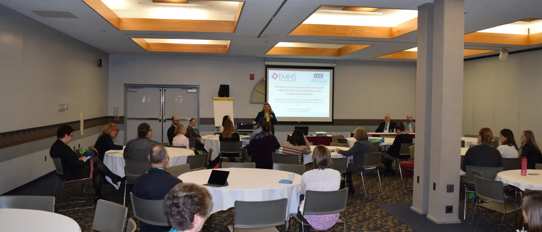 Dora Anne Mills presents at Maine Quality Counts