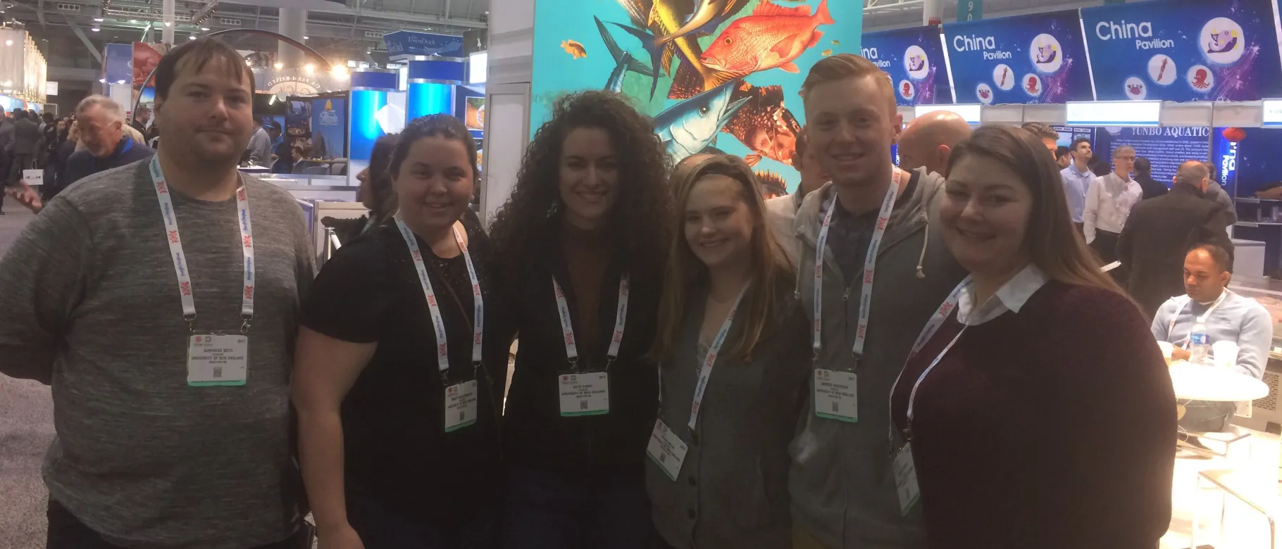 From left to right: Adrianus Both, Mary Hollandbeck, Katie Perry, Erynn Mills, Andrew Davidsohn and Carissa Maurin