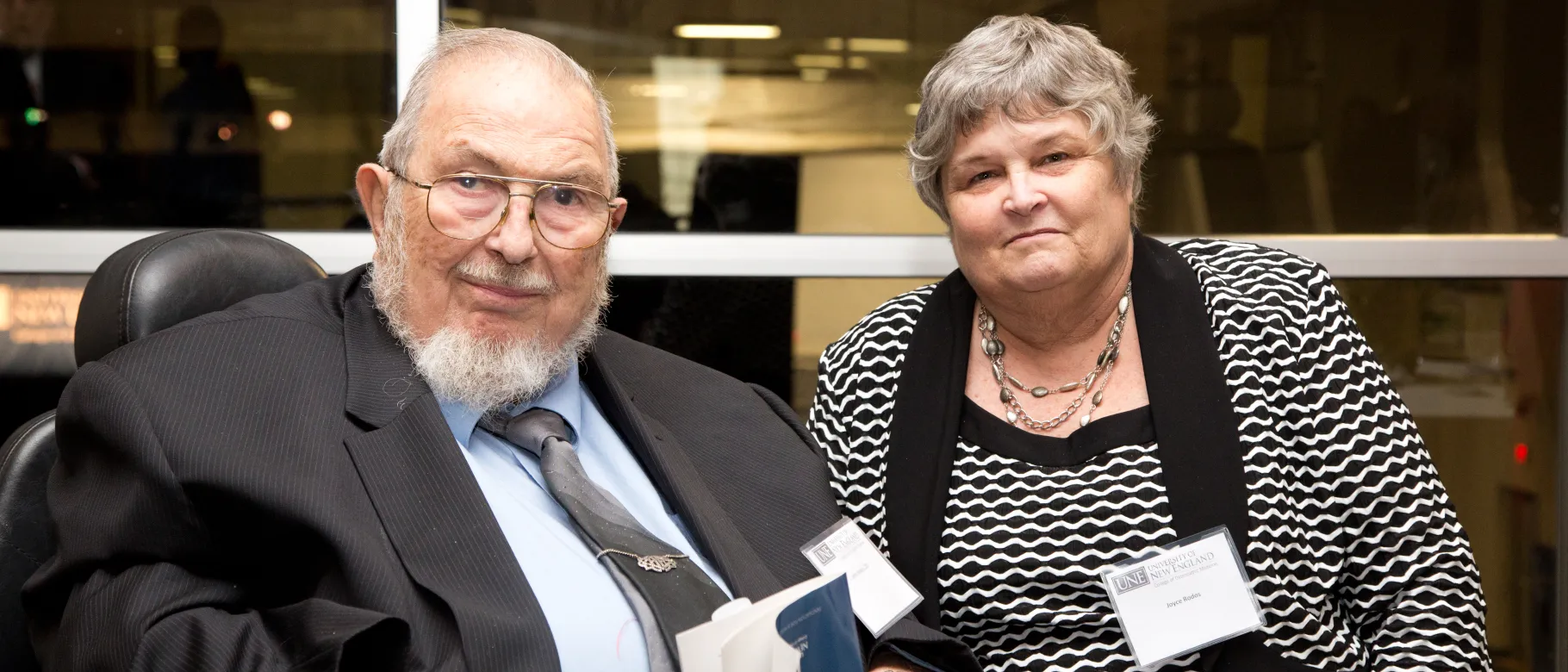 J. Jerry Rodos with his wife Joyce Pennington Rodos