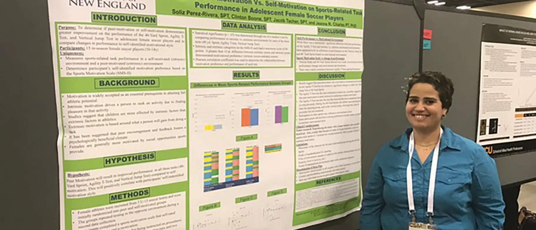 Soliz Perez-Rodriguez (DPT ’16) presents at the 2017 American Physical Therapy Association Combined Sections Meeting