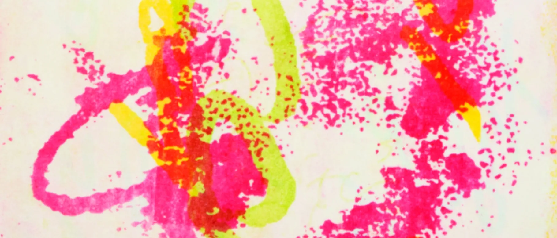 “Hot Dip” (detail of 11x15 monotype), by Sissy Buck; photo by Jay York