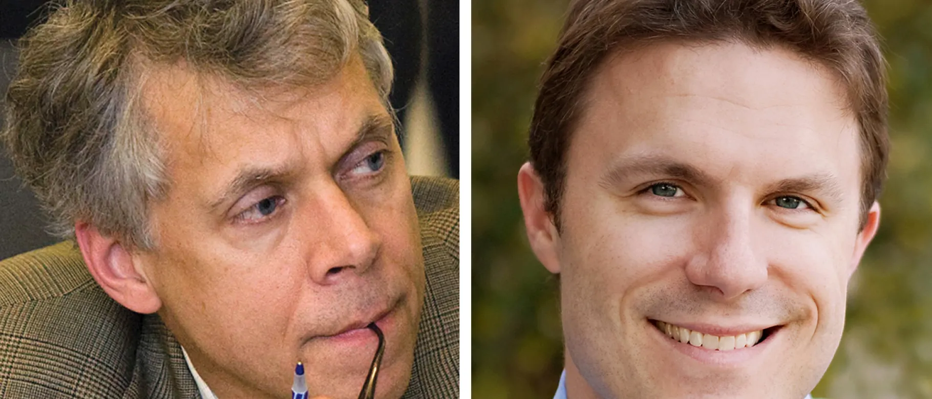 Mark Bauerlein (left) and Jason Brennan