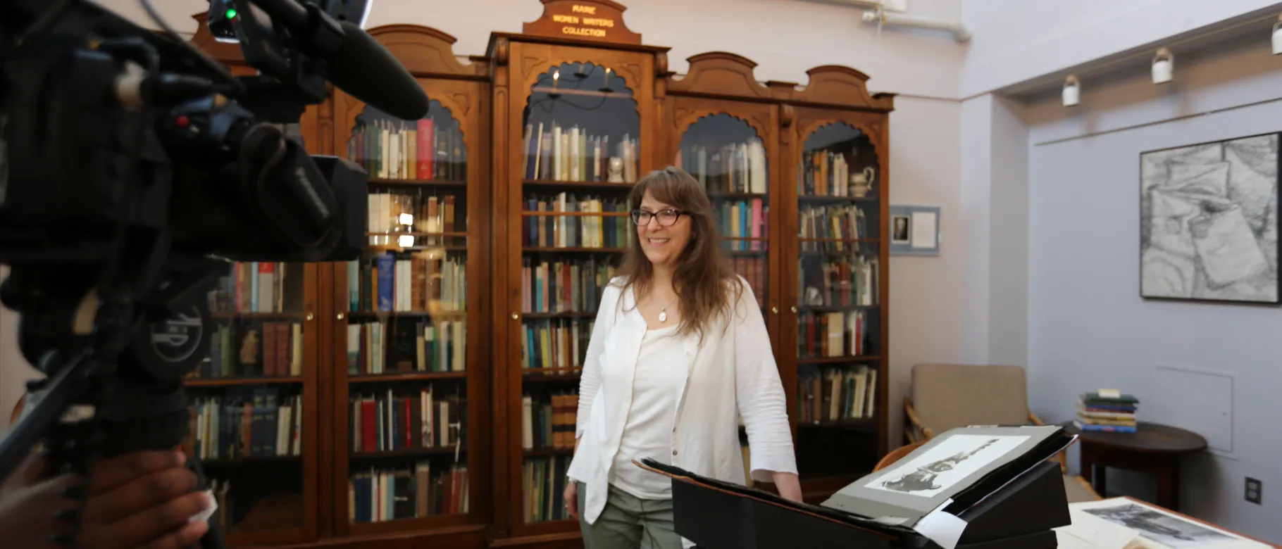 Jennifer Tuttle of the Maine Women Writers Collection is interviewed by C-SPAN