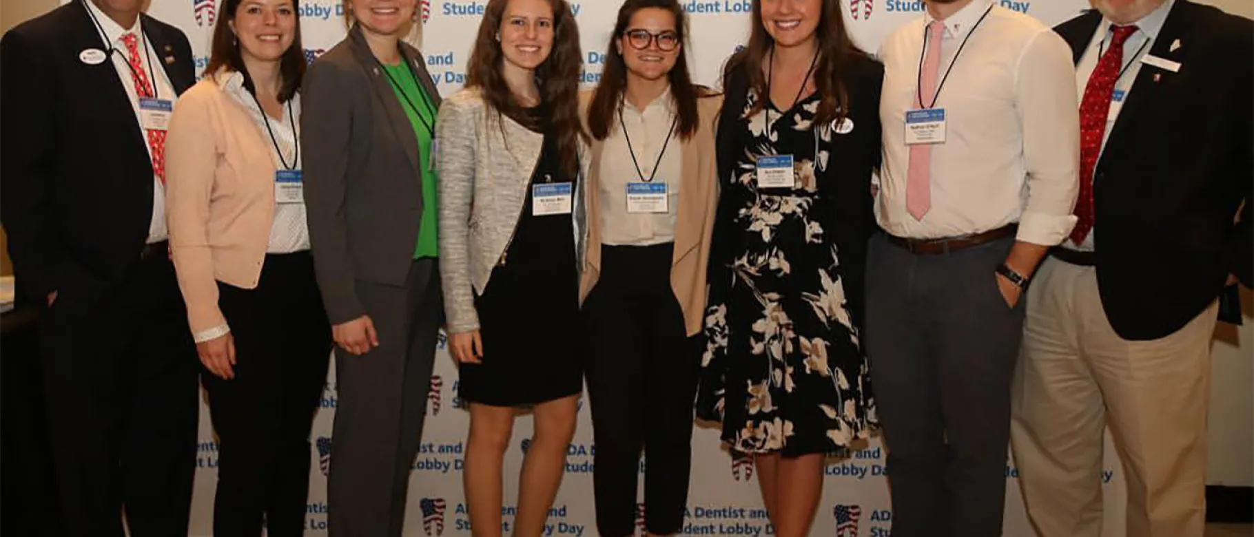 Fourth from left, L-R: Britney Bell, Sarah Georgeson, Ava O'Neill, and Nate O'Neill
