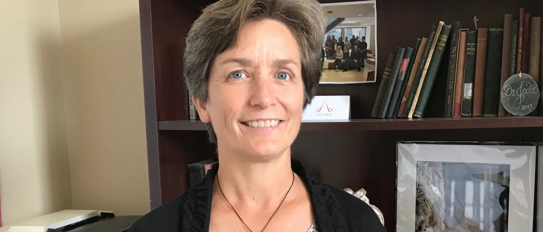 Jodie Hermann, assistant professor and chair in the Department of Osteopathic Manipulative Medicine