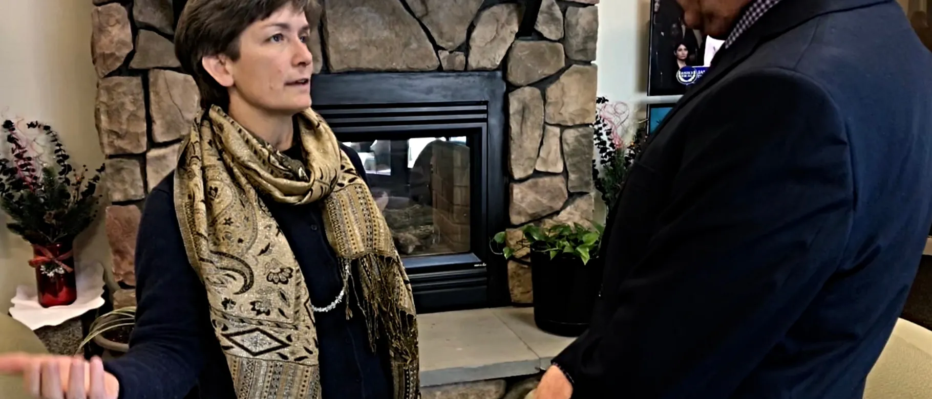 Jodie Hermann speaks with WMTW reporter Jim Keithley before her live interview