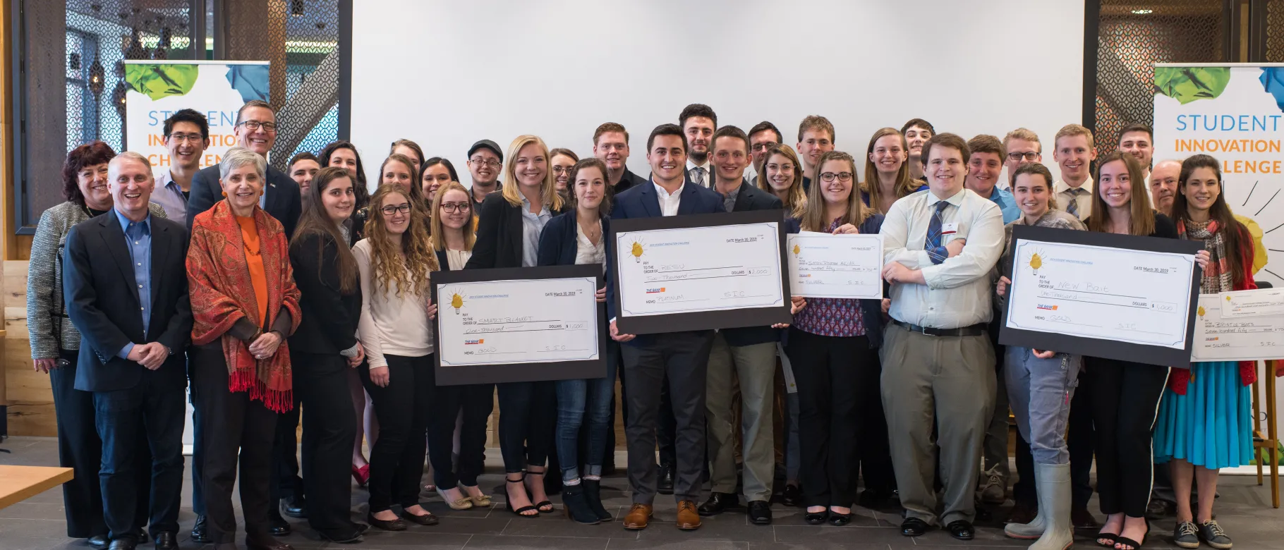 Nearly twenty teams showcased their innovative prototypes during the 2019 Student Innovation Challenge