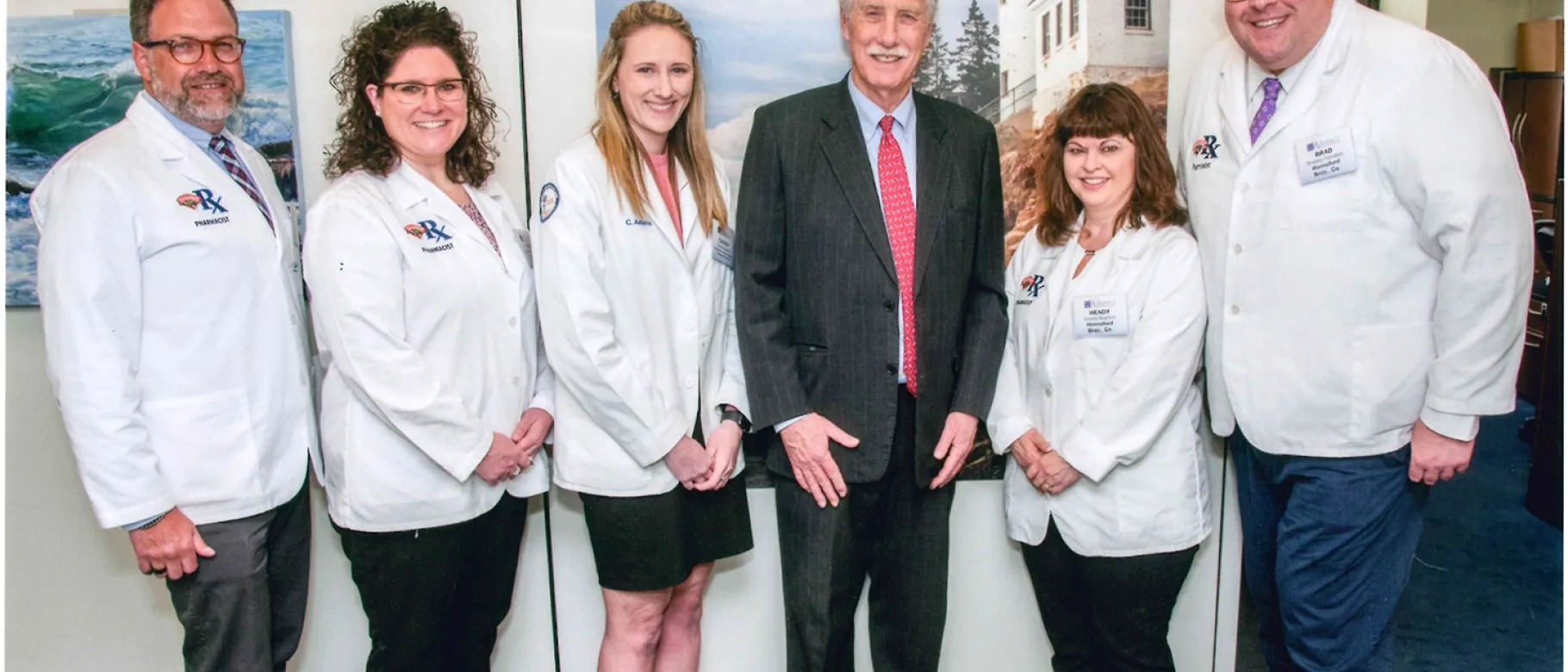 UNE student Cassidy Adams and representatives from Hannaford Pharmacy met with Senator Angus King while in Washington, D.C  