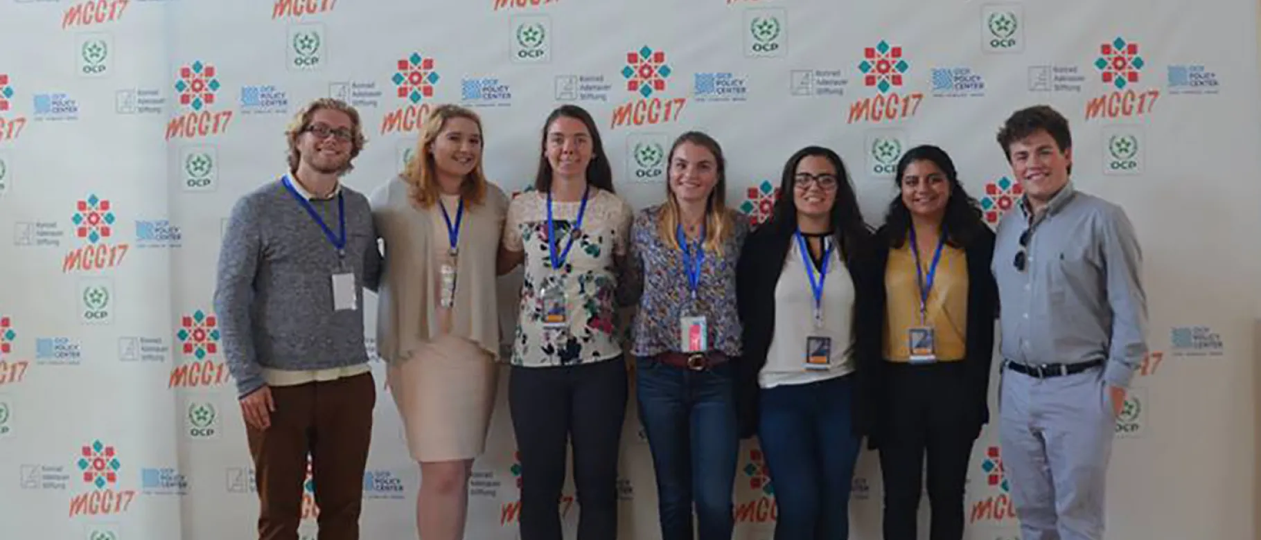 Morocco students at Millennium Campus Conference