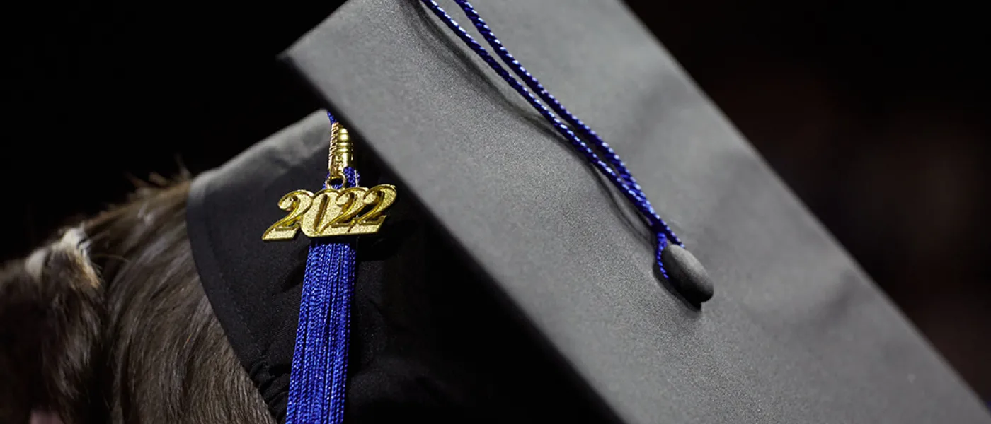 A 2022 cap and tassel