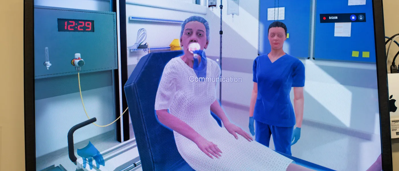 Screenshot of virtual relation situation