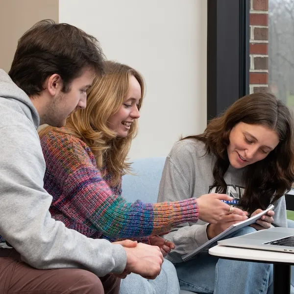Students sitting together