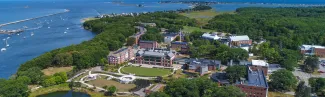 Aerial shot of the Biddeford Campus