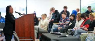 Indigenous thought leaders discuss how to elevate Wabanaki history in annual Donna M. Loring Lecture at UNE on Oct. 28