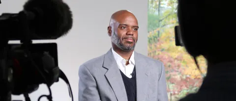 Chris Hunt, Ed.D, reflects on his role as UNE's first associate provost for Community, Equity, and Diversity and his hopes to make UNE a more inclusive, equitable institution of higher learning.
