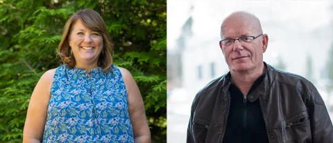 Krysten Gorrivan and David Smith