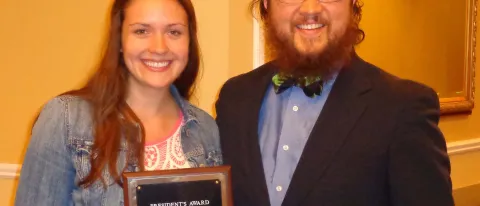 Ava Lindert and Dr. Timothy Oh