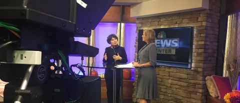 Jeanne Hey live on WCSH 6