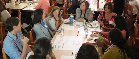 UNE students and faculty participate in an Interprofessional Team Immersion exercise