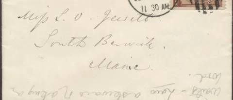 photo of archive letter