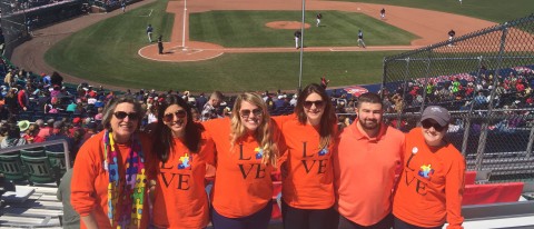 OT students at Hadlock Stadium