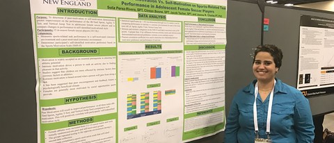 Soliz Perez-Rodriguez (DPT ’16) presents at the 2017 American Physical Therapy Association Combined Sections Meeting 