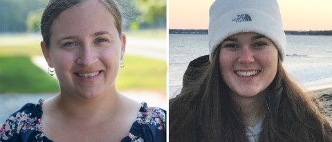 Bethany Fortier and Janica Barrows