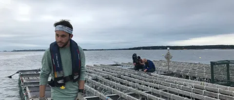 Connor Jones at Bangs Island
