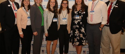 Fourth from left, L-R: Britney Bell, Sarah Georgeson, Ava O'Neill, and Nate O'Neill