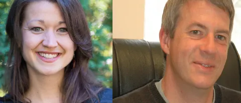 Megan Webster and Tom McLaughlin