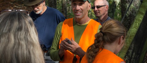 Noah Perlut, associate professor and department chair in the Department of Environmental Studies