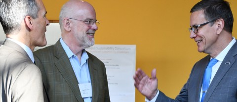 President Herbert joins presidents of USM, Bowdoin for panel on sustainability